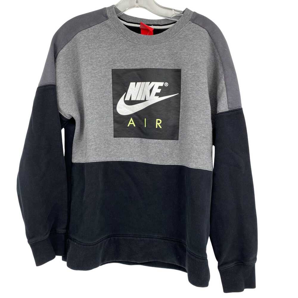 Nike Black Colorblock Sweatshirt | Mens S
